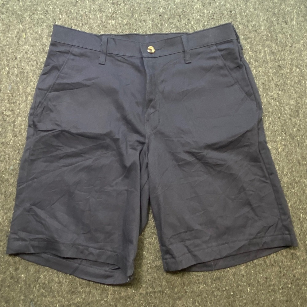 Red Kap Workwear Mens 34 Navy Blue Cotton Twill PC26NV2 Utility‎ Chino Shorts